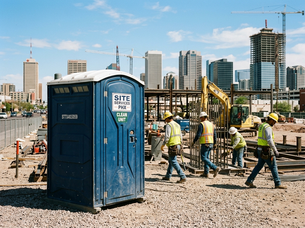Construction porta potty rental Phoenix AZ